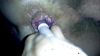 candle inserted in ass while peeing in thermos